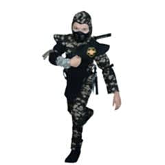Hkostüm Askeri Komando Ninja Çocuk Kostümü 11-12 Yaş