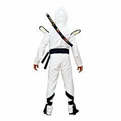 Herkese Kostüm Gizli Ninja Çocuk Kostümü Beyaz Lüks 7-8 Yaş