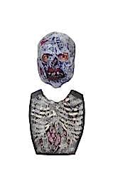 Cadılar Bayramı Zombie Maske Gövde Seti